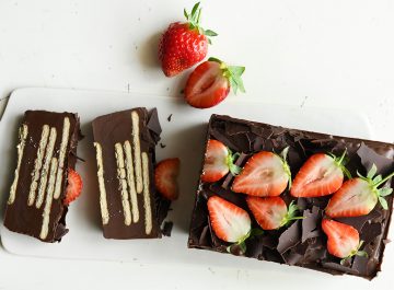 עוגת פאדג' שוקולד מ-3 מצרכים