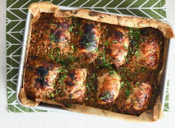פרגיות במילוי אורז בזיגוג סילאן