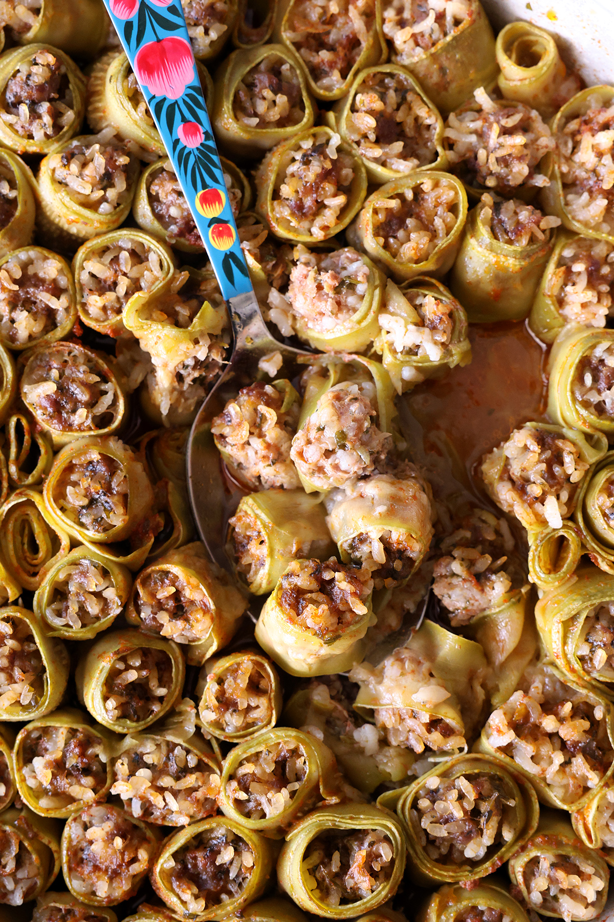 קישואים במילוי בשר ואורז